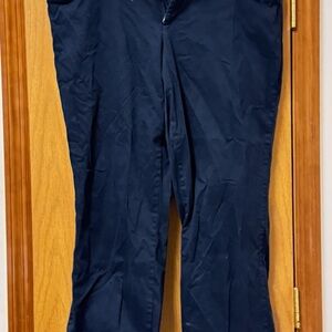 Navy blue Lee modern series curvy fit straight leg trousers Pants size 20W